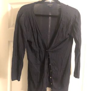 Navy blue cardigan